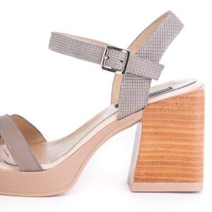 Sandalia con plataforma Tati vison