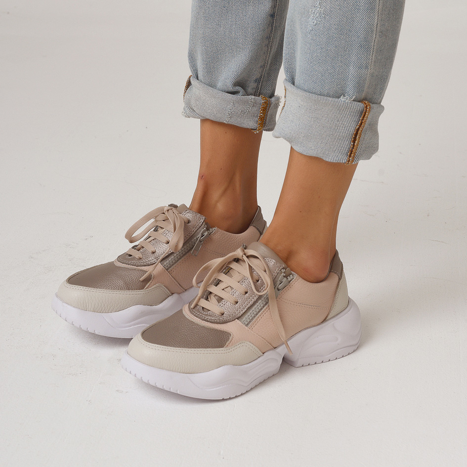 Baunes vison, hielo y rosa.